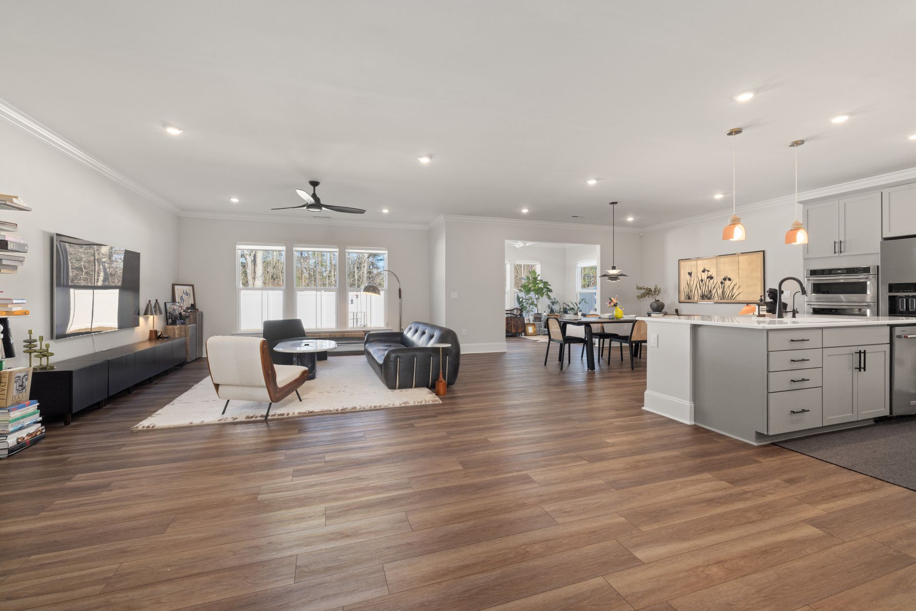 Family Functional Living Room Remodel